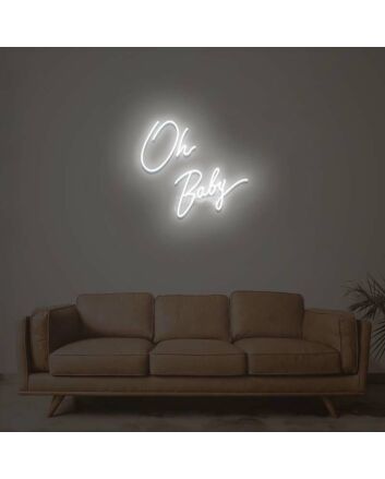 Oh Baby Neon Sign