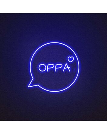 Oppa Neon Sign