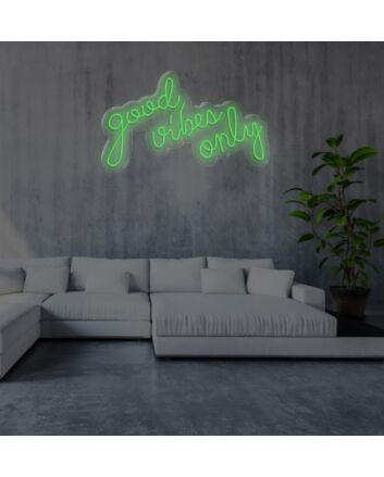 Good Vibes Only Neon Sign