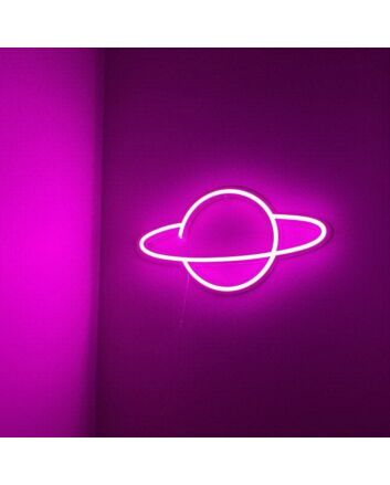 Saturn Neon Sign