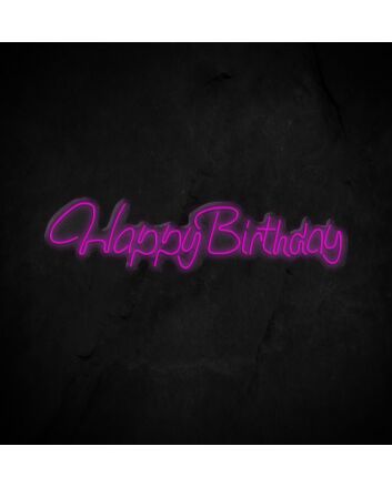 Happy Birthday Neon Sign