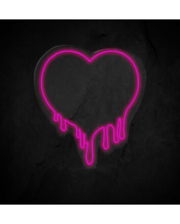 Melting Heart Neon Sign