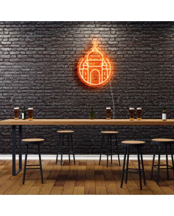 Agra City Icon Neon Sign