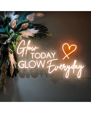 Illuminate Your Day  Shine Every Moment - Neon Sign