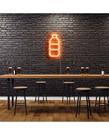 Bottled Water Neon Sign