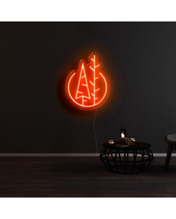 Calgary Canada City Icon Neon Sign