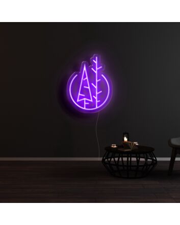 Calgary Canada City Icon Neon Sign