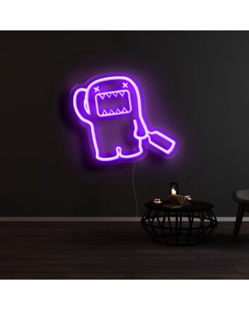 Drunk Domo Kun Neon Sign
