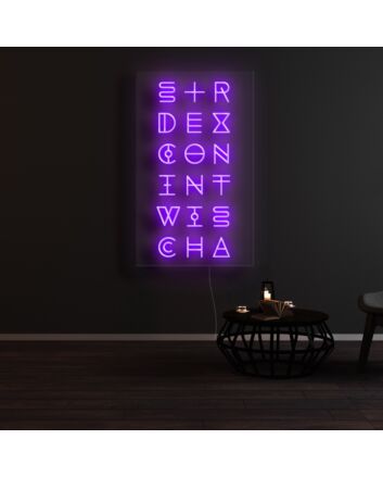 Dungeons and Dragons Ability Neon Sign