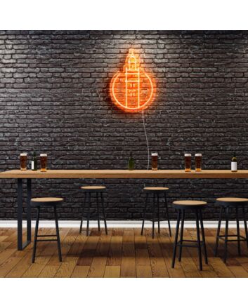 Marrakech City Icon Neon Sign