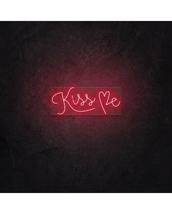 Kiss Me LED Neon Sign