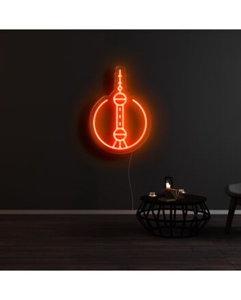 Shanghai City Icon Neon Sign