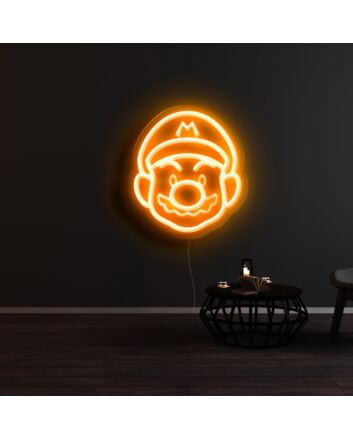 Super Mario Neon Sign