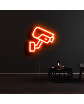 Surveillance Camera Neon Sign