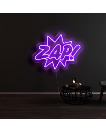 Zap Neon Sign