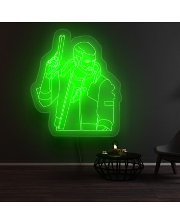 Cyberpunk 2077 V Neon Sign