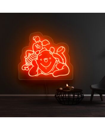 Winnie The Pooh Piglet Friend Neon Sign