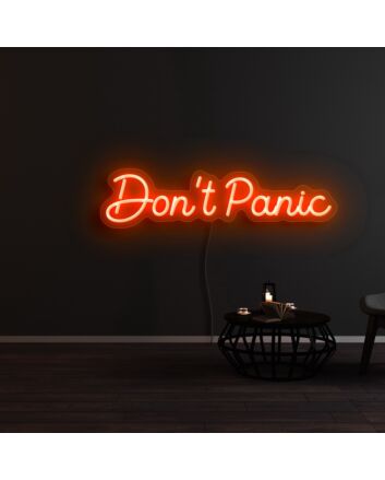 Dont Panic Neon Sign