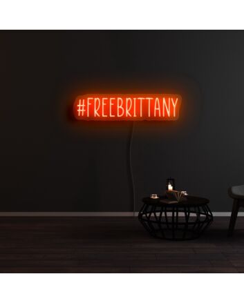 Free Brittany Neon Sign