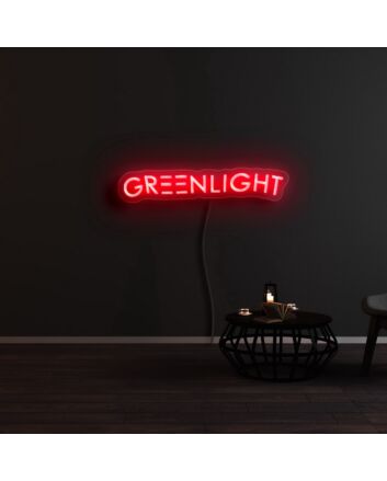 Green Light Neon Sign