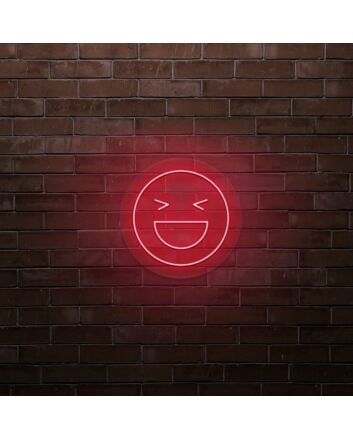 Laughing Face LED Sign