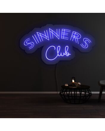 Sinners Club Neon Sign