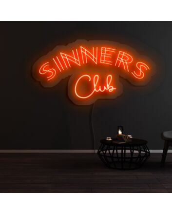 Sinners Club Neon Sign