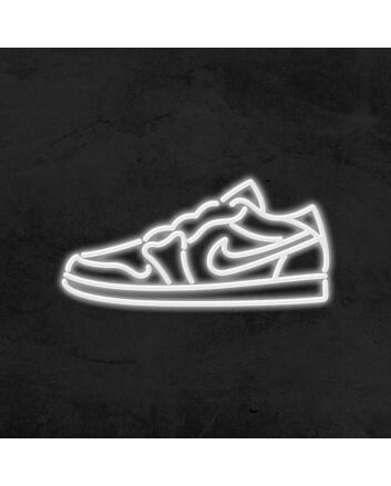 Aj1 Low White Neon Sign