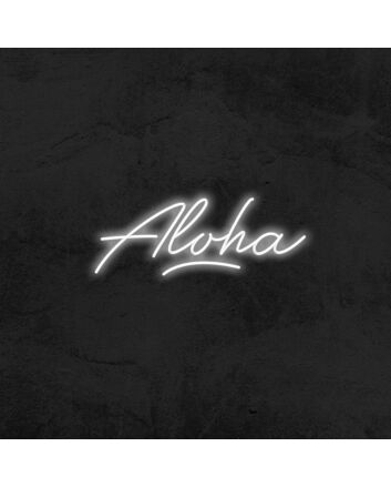 Aloha Neon Sign