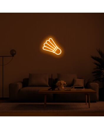 Badminton Ball Neon Sign