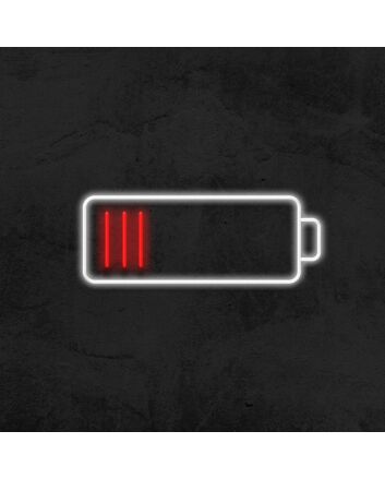 Battery Neon Sign