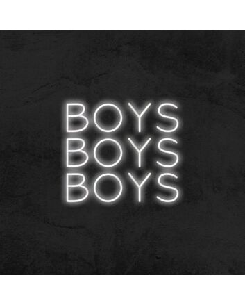 Boys Boys Boys Neon Sign