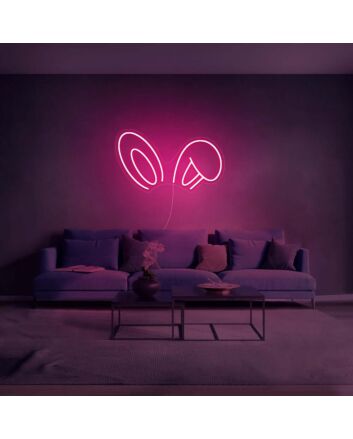 Bunny Ears Neon Sign