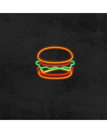 Burger V1 Neon Sign