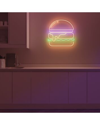 Burger V2 Neon Sign