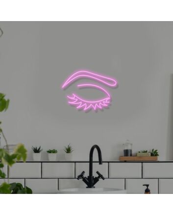 Closed Eye Neon Sign
