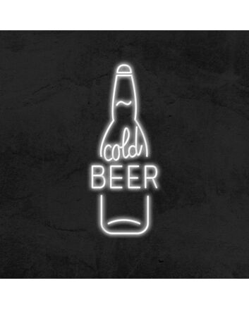 Cold Beer Neon Sign