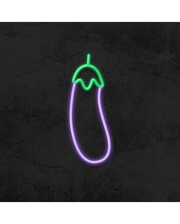 Eggplant Neon Sign