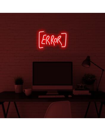 Error Neon Sign