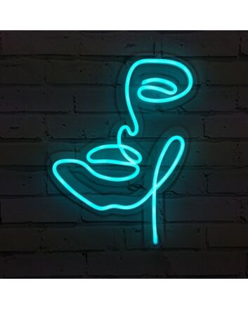 Face Line Neon Sign
