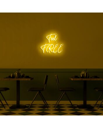 Feel Free Neon Sign