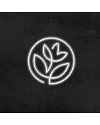 Flower Symbol Neon Sign