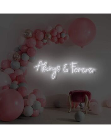 Forever & Ever LED Neon Sign