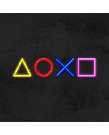 Gaming Icons Neon Sign