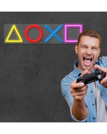 Gaming Icons Neon Sign