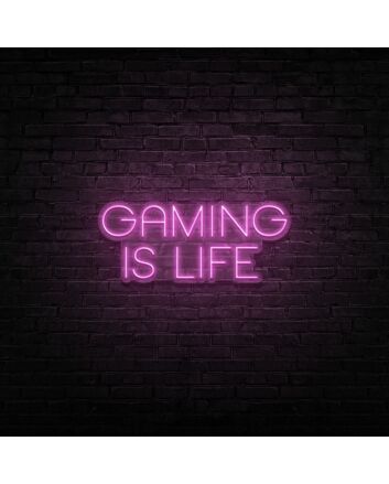 Gaming Is Life Neon Sign