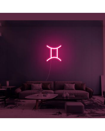 Gemini Zodiac Neon Sign