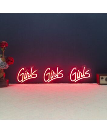 Girls Girls Girls Neon Sign