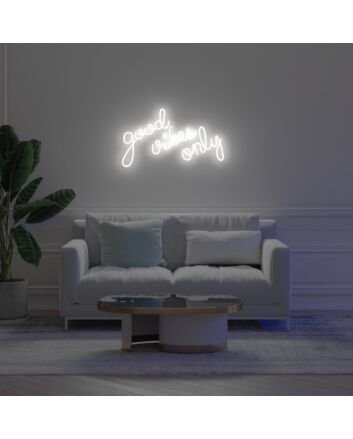Good Vibes Only V2 Neon Sign