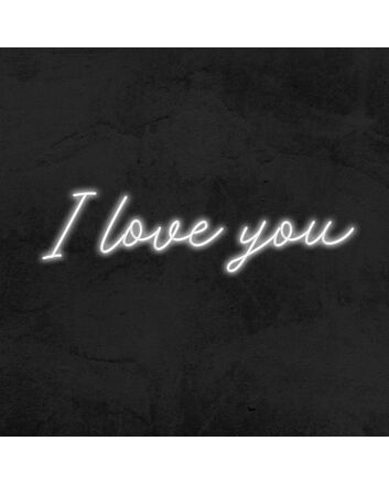 I Love You Neon Sign